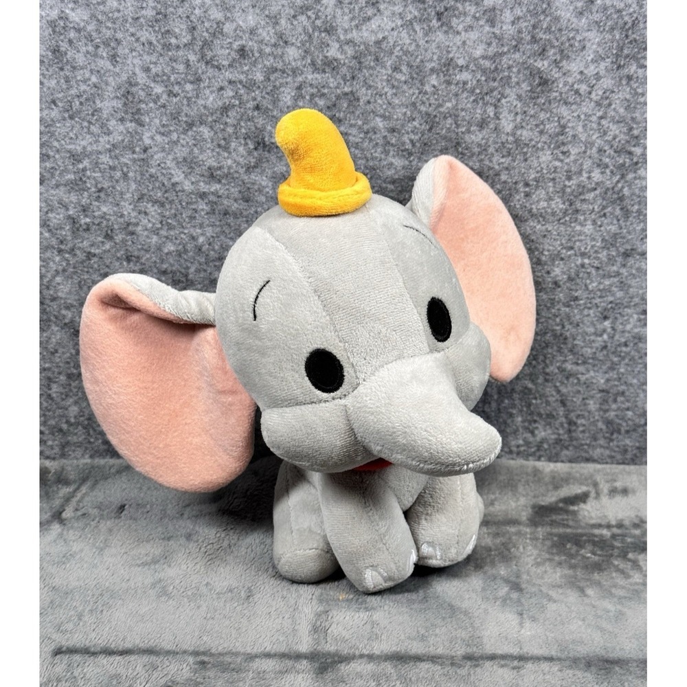Disney Parks Dumbo Plush 9" Baby Elephant Stuffed Animal Soft Toy Sewn Eyes